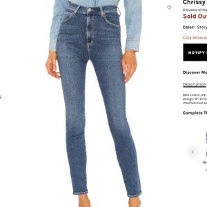 Citizens of Humanity - Chrissy Skinny Jeans, Size 24